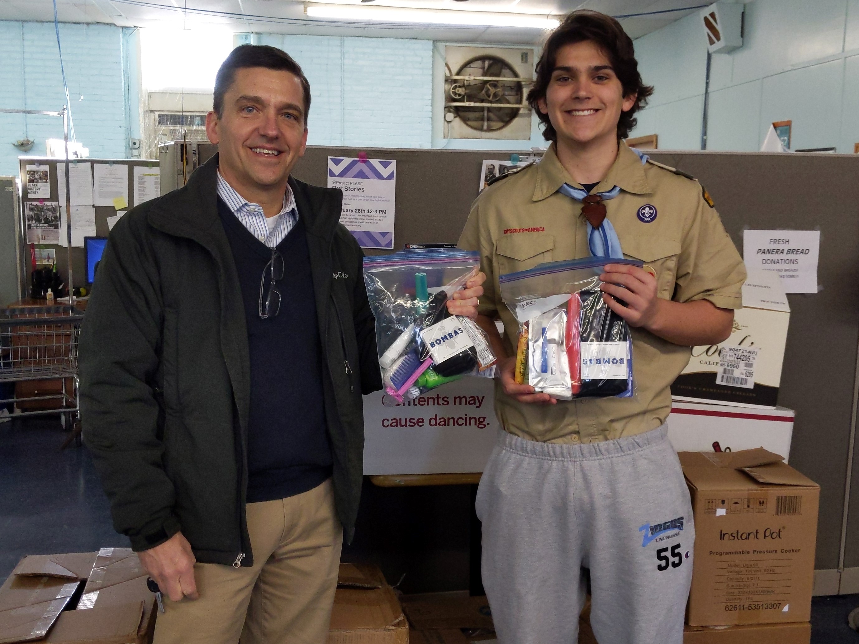 James Eagle Scout Hygeine Kits1 James Eagle Scout Hygeine Kits1